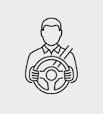 Reasonable and prudent driver icon