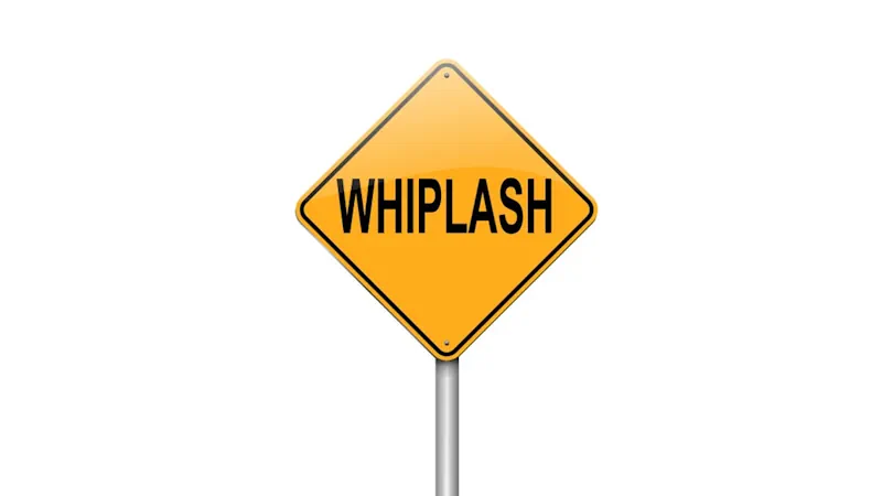 Whiplash after a car accident hero image