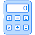Car accident compensation calculator icon