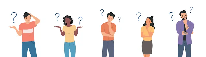 A group of people confused about what to do after a bicycle accident