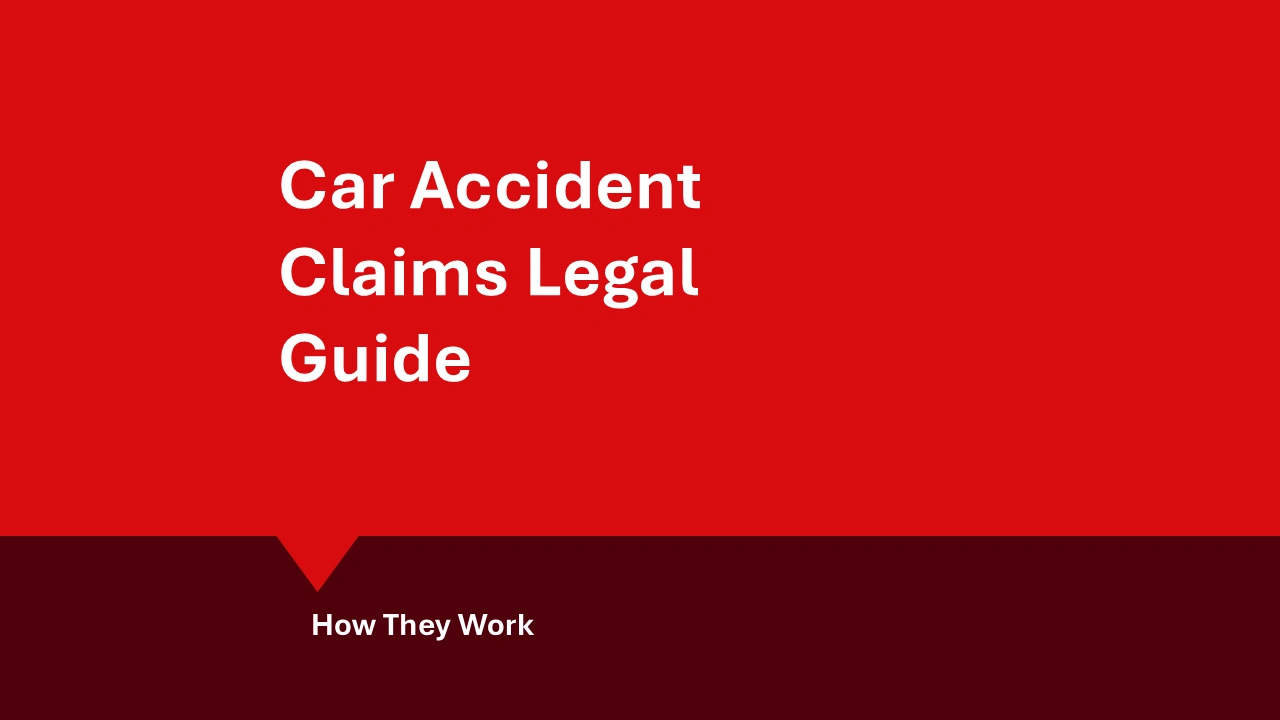 Guide to car accident claims: hero image