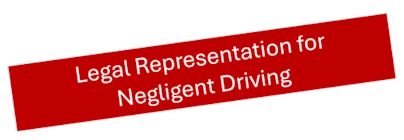 Legal representation for negligent driving