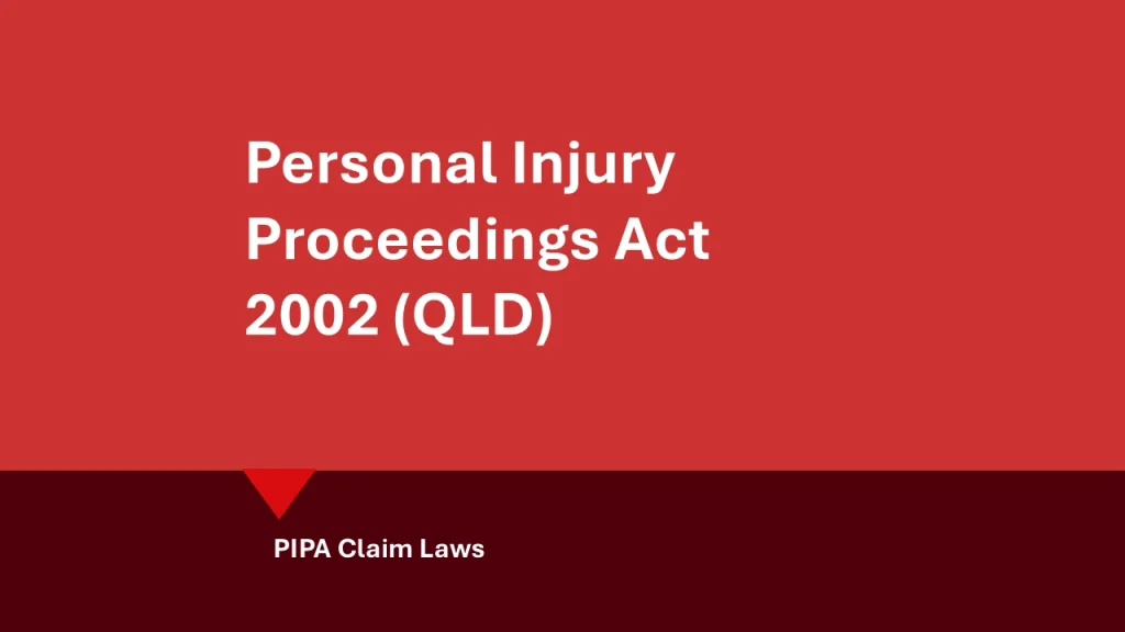 Personal Injury Proceedings Act 2002 (QLD): hero image