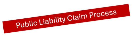 Public liability claim process icon