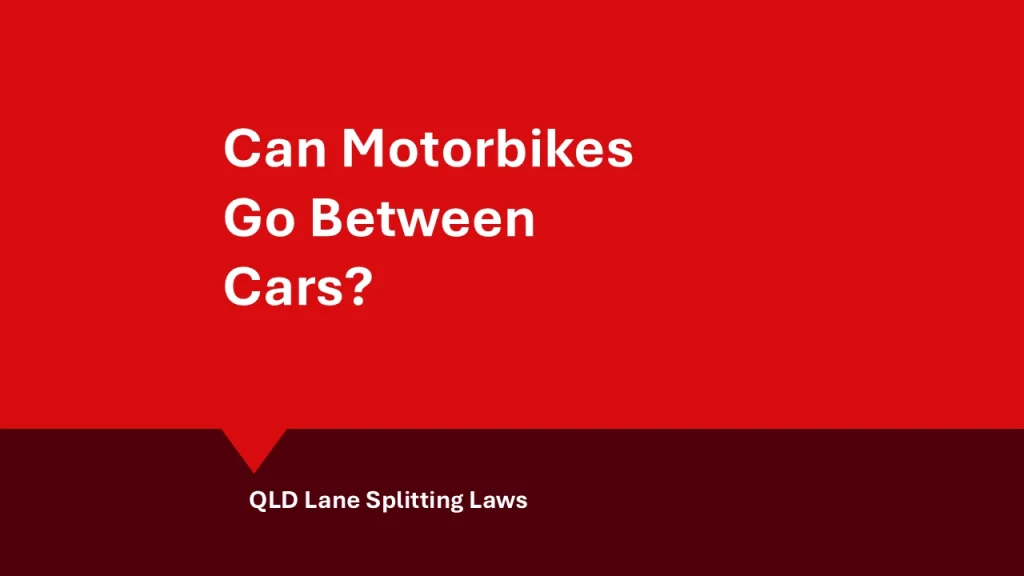 Can motorbikes go between cars, lane splitting laws: hero image