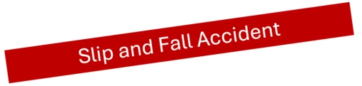 Slip and fall accident icon