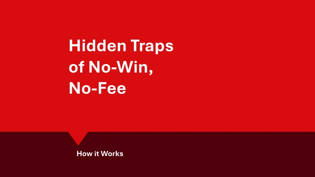 Guide to the hidden traps of no win no fee legal agreements: hero image