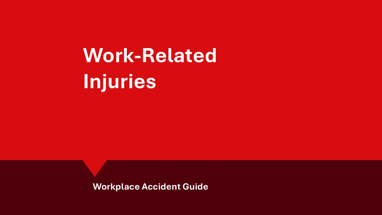 Work Related Injury Guide: hero image