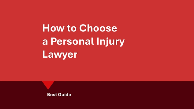 How to choose a personal injury lawyer: hero image