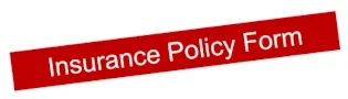 The other driver's insurance company policy form icon