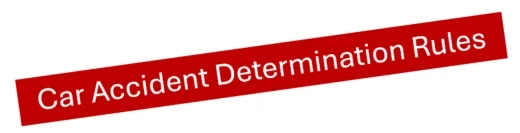 Car accident fault determination rules icon