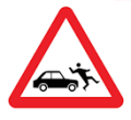 Hit and run accident icon Hit and run accident icon