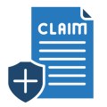 Public liability claim icon